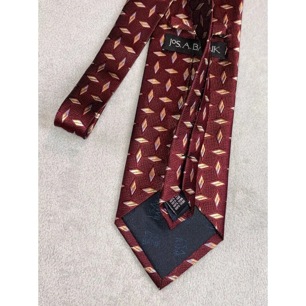 Jos A Bank Men’s Necktie 100% Silk Textured Corpcore Elegant Fast‎ Shipping!